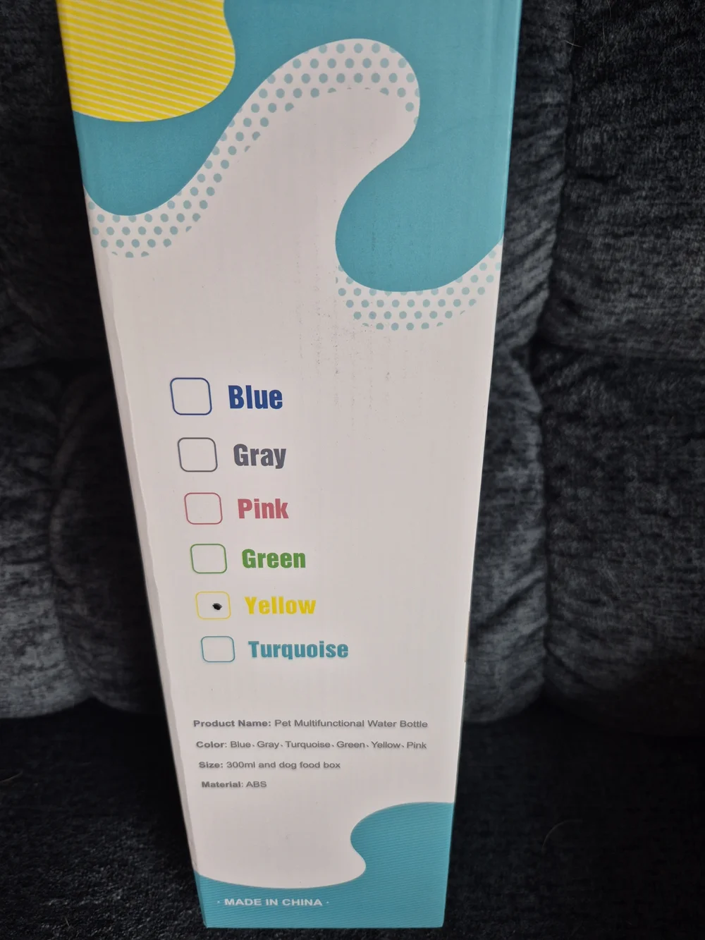 Multifunctional Water Bottle - Yellow/Green Accent